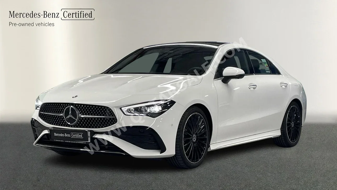 Mercedes-Benz  CLA  200  2025  Automatic  3,000 Km  4 Cylinder  Front Wheel Drive (FWD)  Sedan  White  With Warranty