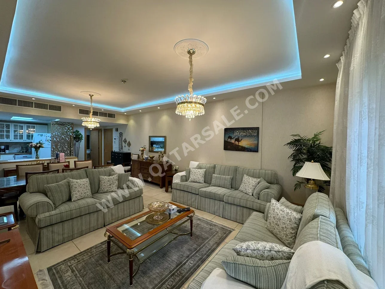 3 Bedrooms  Apartment  For Sale  in Lusail -  Fox Hills  Fully Furnished