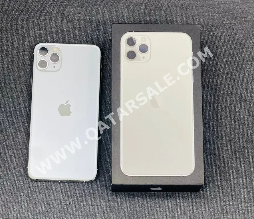 Apple  - iPhone 11  - Pro Max  - White  - 256 GB