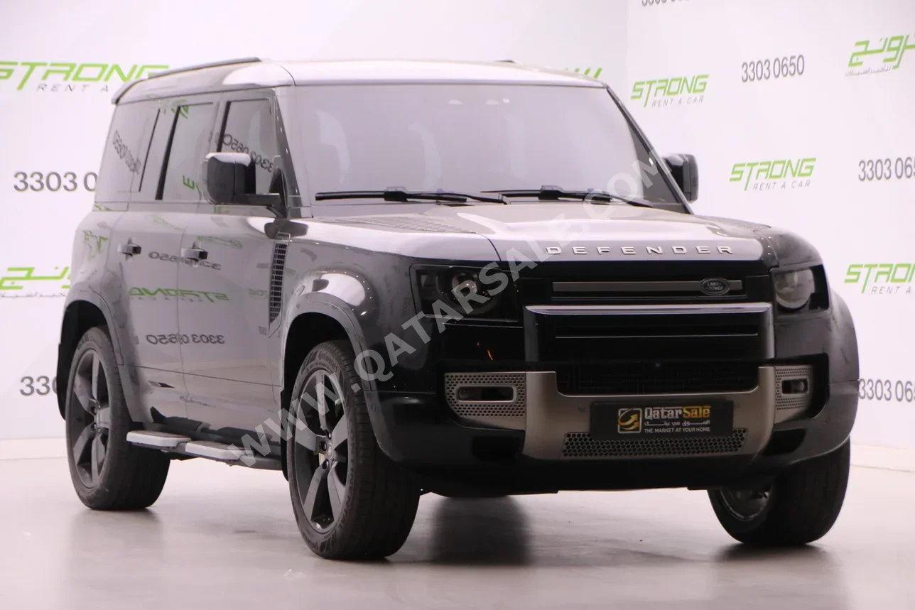 لاند روفر ديفيندر 110 اتش اس اي 2025 اوتوماتيك 45,000 كم 6 سلندر دفع رباعي اس يو في أسود