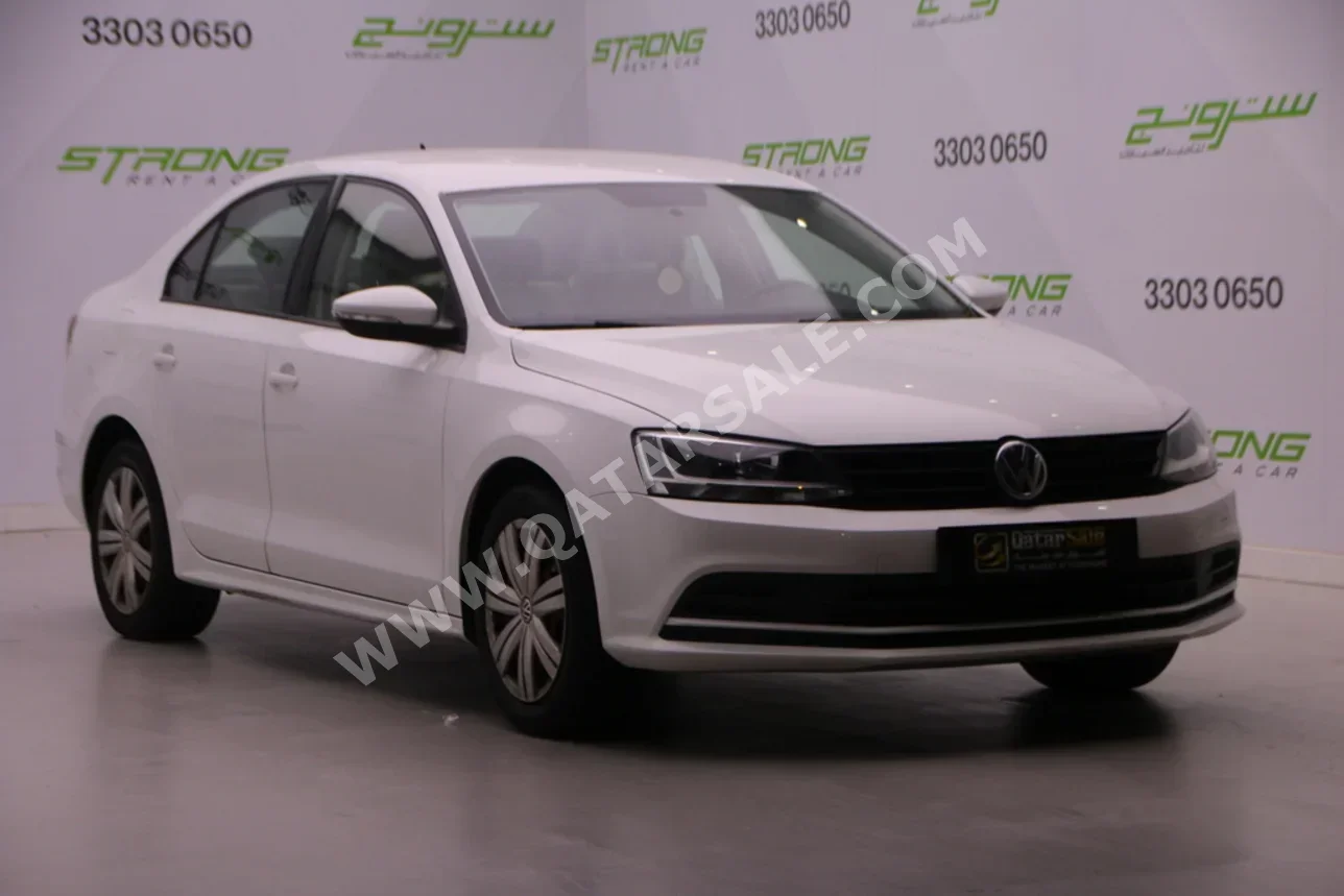 فوكس واغن جيتا 2018 اوتوماتيك 123,000 كم 4 سلندر سحب امامي سيدان أبيض