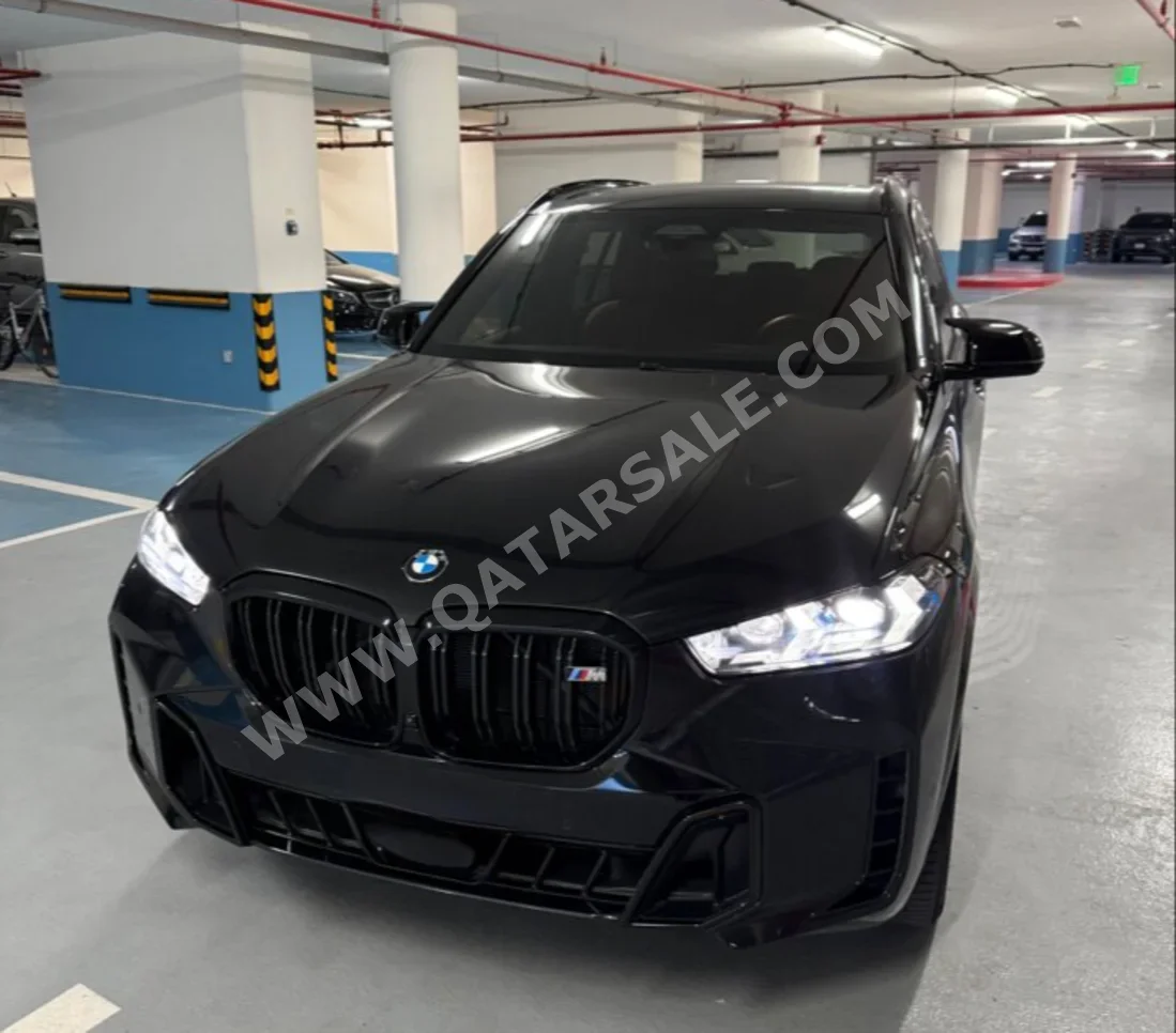 BMW  X-Series  X5 M60i  2024  Automatic  4,000 Km  8 Cylinder  All Wheel Drive (AWD)  SUV  Black  With Warranty