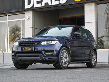Land Rover  Range Rover  Sport Super charged  2016  Automatic  148,000 Km  8 Cylinder  Four Wheel Drive (4WD)  SUV  Blue