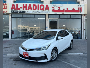 تويوتا  كورولا  اكس ال اي  2017  اوتوماتيك  84,000 كم  4 سلندر  سحب امامي  سيدان  أبيض
