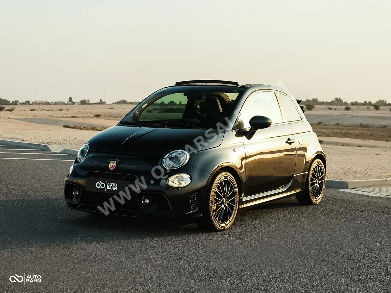 Fiat  695  Abarth  2023  F-1  32,000 Km  4 Cylinder  Front Wheel Drive (FWD)  Hatchback  Black  With Warranty