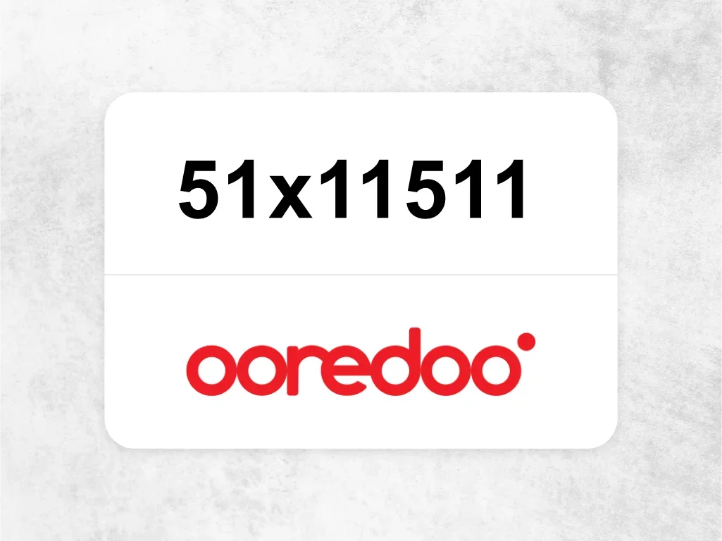 Ooredoo Mobile Phone  51x11511