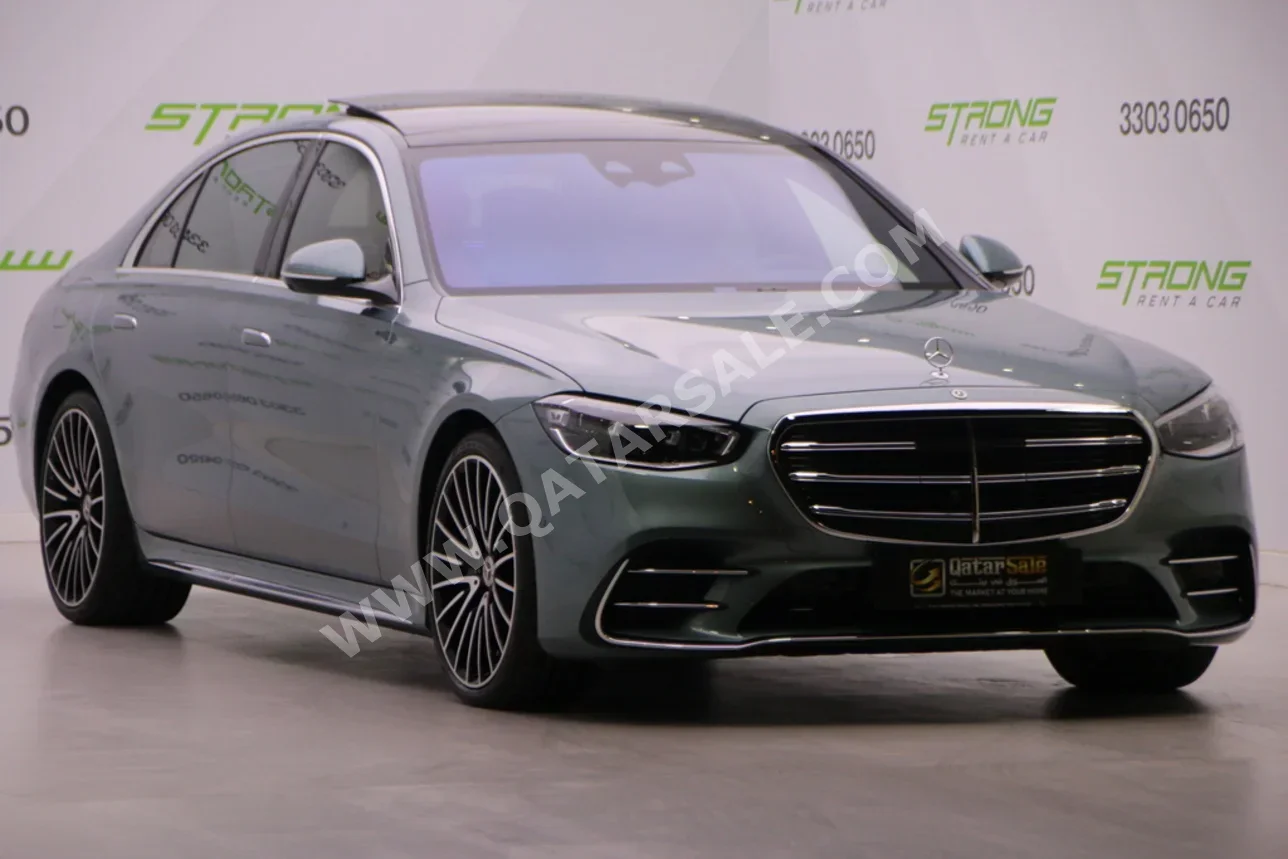 Mercedes-Benz  S-Class  500  2025  Automatic  0 Km  6 Cylinder  Rear Wheel Drive (RWD)  Sedan  Green  With Warranty