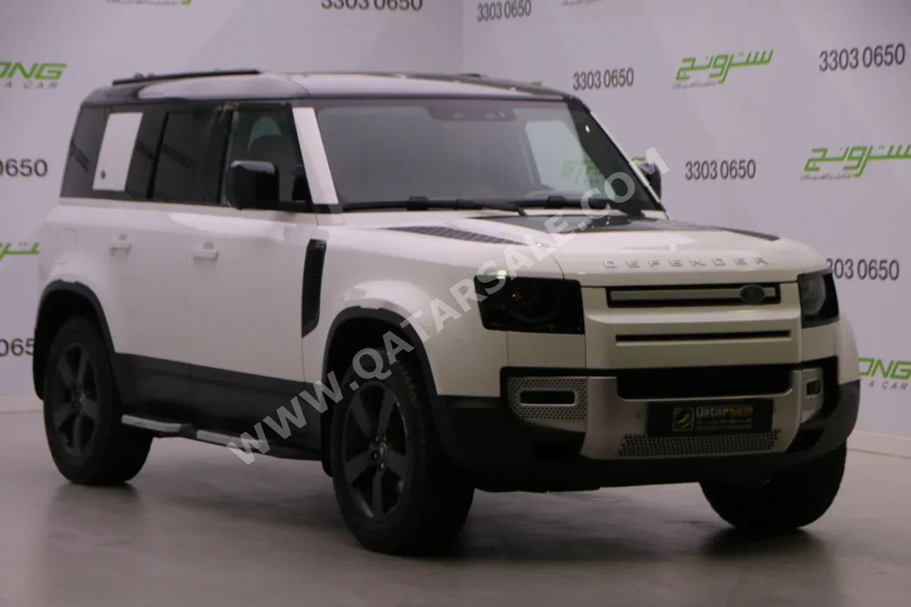 Land Rover  Defender  110 SE  2023  Automatic  80,000 Km  4 Cylinder  Four Wheel Drive (4WD)  SUV  White  With Warranty