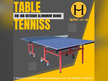 كحلي وأحمر  طاولة تنس ( بنق بونق )