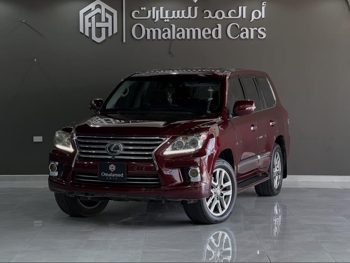 Lexus  LX  570  2012  Automatic  109,000 Km  8 Cylinder  Four Wheel Drive (4WD)  SUV  Maroon