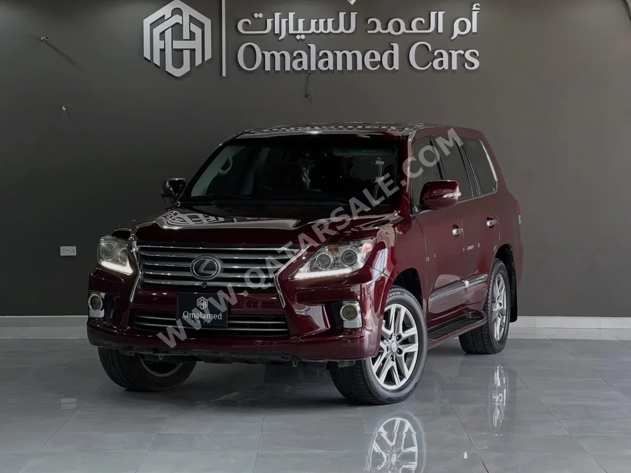Lexus  LX  570  2012  Automatic  109,000 Km  8 Cylinder  Four Wheel Drive (4WD)  SUV  Maroon