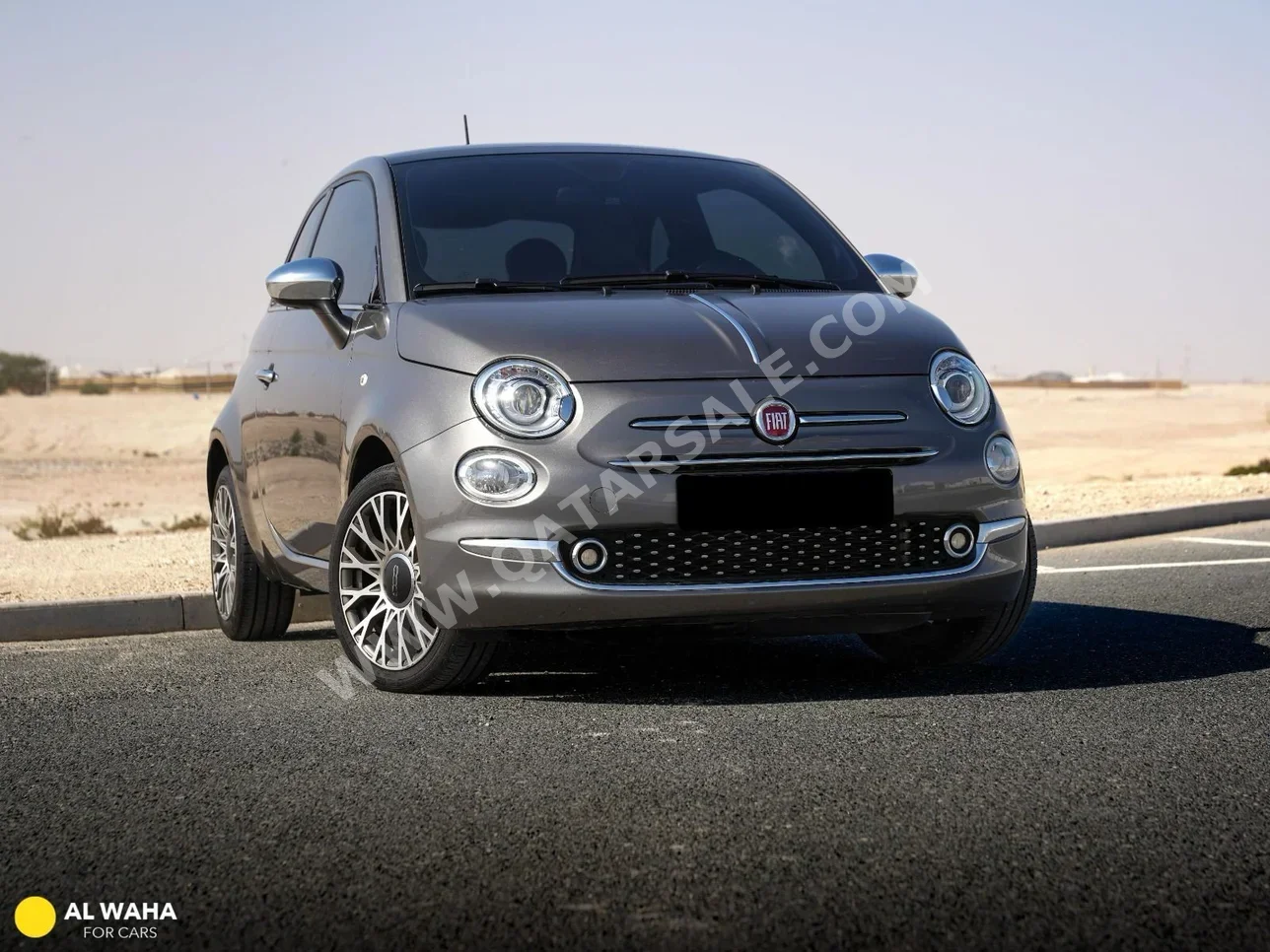 Fiat  500  2021  Automatic  64,000 Km  4 Cylinder  Front Wheel Drive (FWD)  Hatchback  Gray  With Warranty