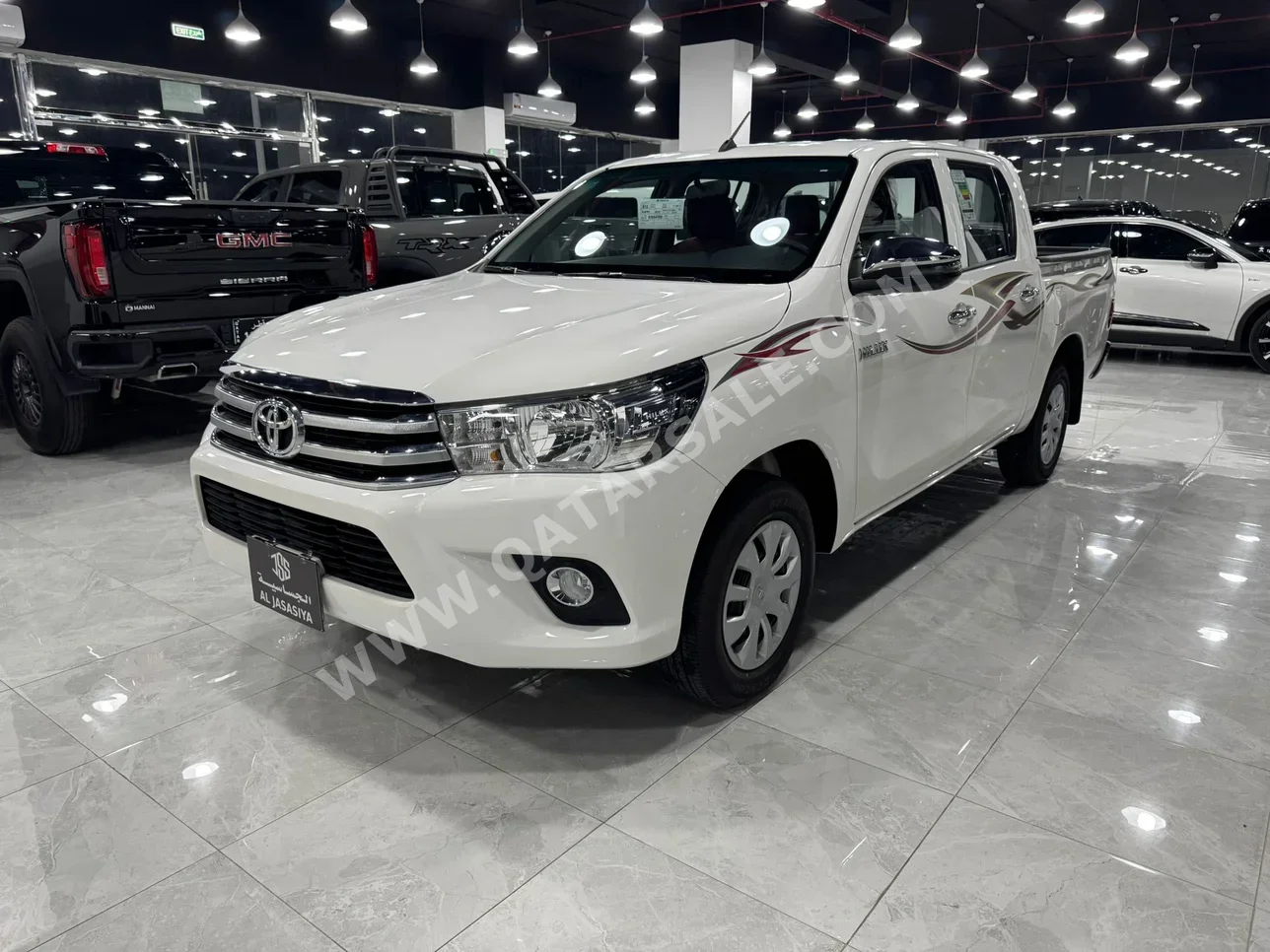 تويوتا  هاي لوكس  2025  اوتوماتيك  500 كم  4 سلندر  دفع خلفي  بيكب  أبيض  تحت الضمان