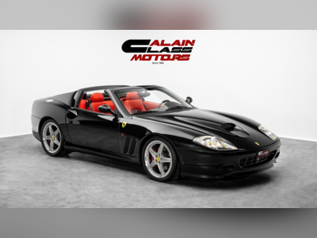 Ferrari  575  Super America  2006  F-1  8,254 Km  12 Cylinder  Rear Wheel Drive (RWD)  Convertible  Black