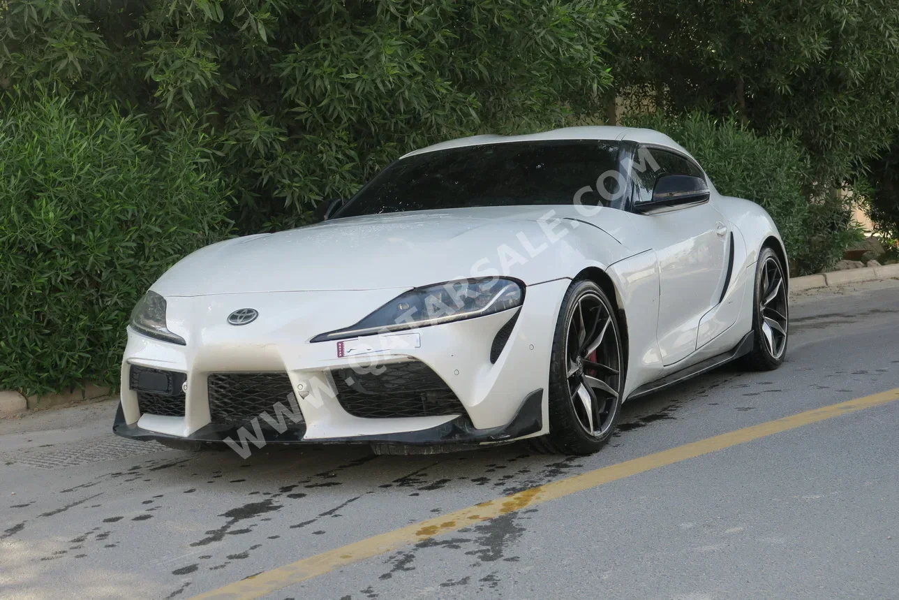 تويوتا سوبرا جي ار 2020 اوتوماتيك 129,000 كم 6 سلندر دفع خلفي كوبيه \ سبورت أبيض