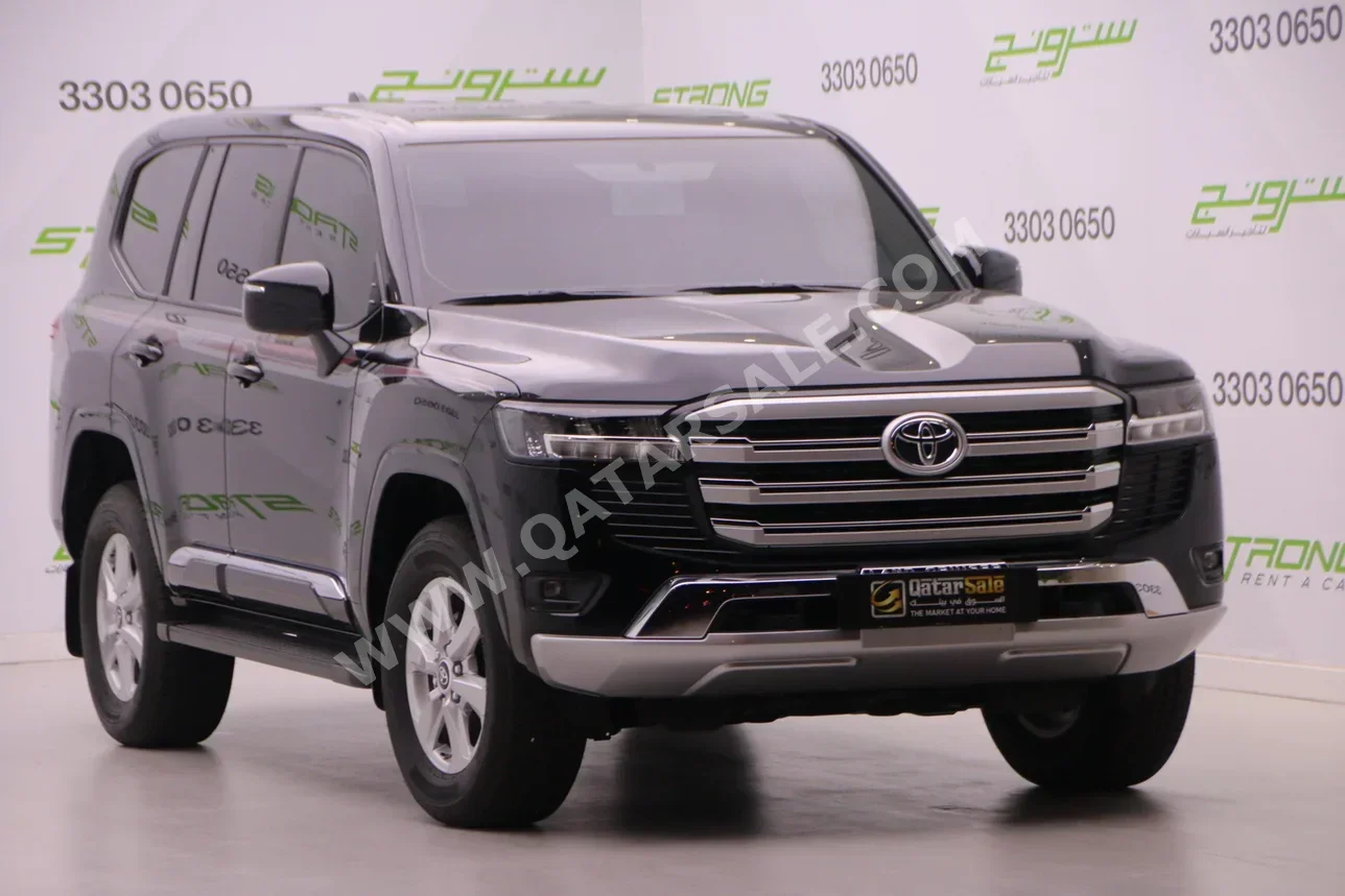 تويوتا لاند كروزر جي اكس ار 2025 اوتوماتيك 0 كم 6 سلندر دفع رباعي اس يو في أسود تحت الضمان