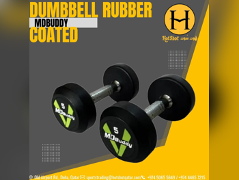 Weights - Fixed  Dumbbells  - MDBuddy  - Round  - Green