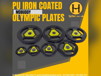 Weights - Dumbbell Plate  - MDBuddy  - Round  - Black