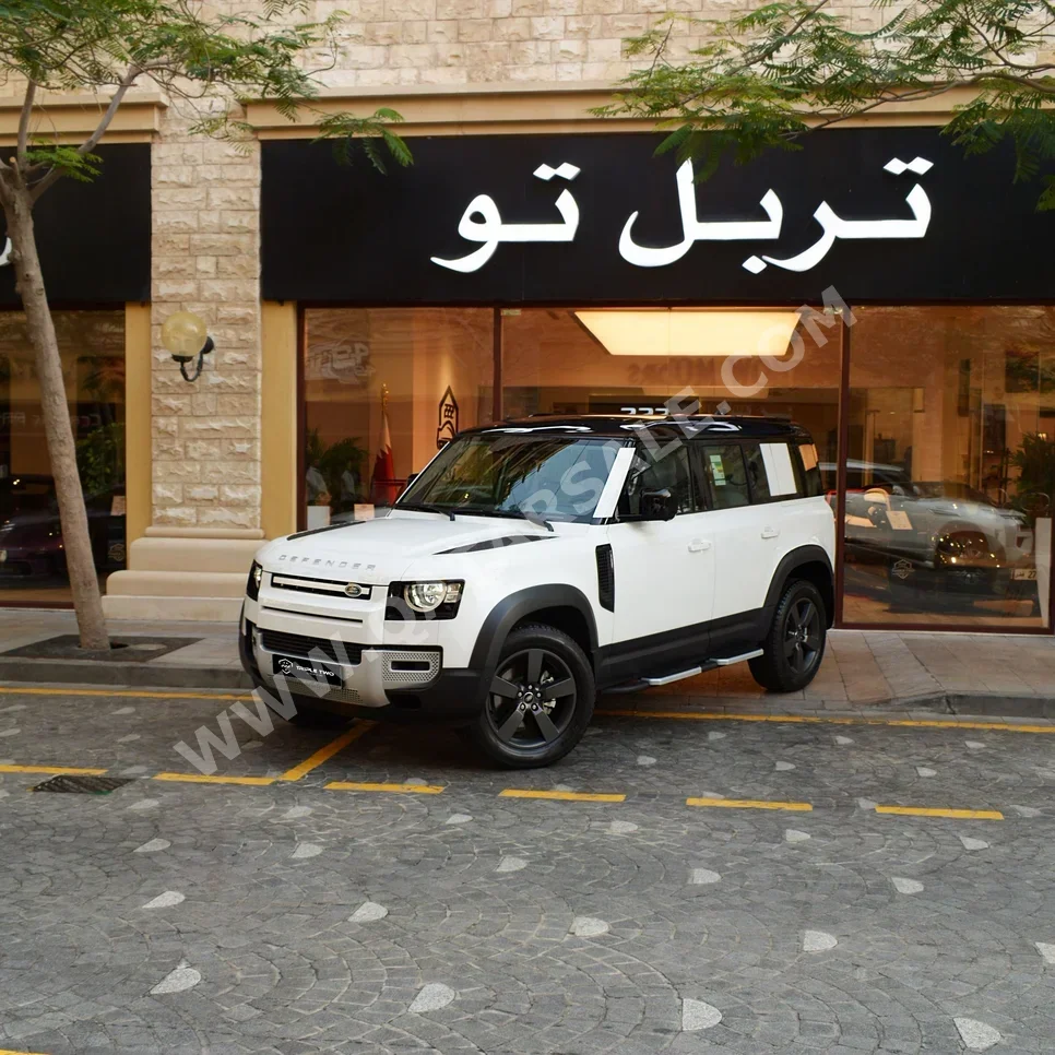 لاند روفر  ديفيندر  110 اس  2025  اوتوماتيك  0 كم  4 سلندر  دفع رباعي  اس يو في  أبيض  تحت الضمان
