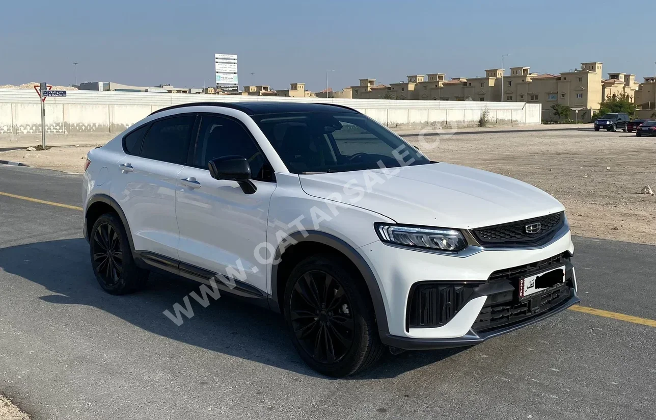 Geely  Tugella  2023  Automatic  61,000 Km  4 Cylinder  Four Wheel Drive (4WD)  SUV  White  With Warranty