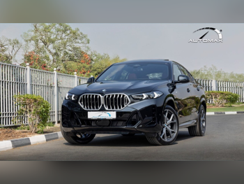 بي ام دبليو  الفئة - اكس  اكس 6  40i ام  2026  اوتوماتيك  0 كم  6 سلندر  دفع كلي مستمر  اس يو في  أسود  تحت الضمان