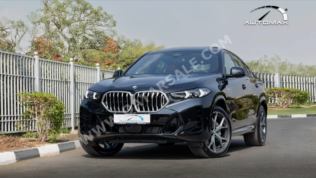 بي ام دبليو  الفئة - اكس  اكس 6  40i ام  2026  اوتوماتيك  0 كم  6 سلندر  دفع كلي مستمر  اس يو في  أسود  تحت الضمان