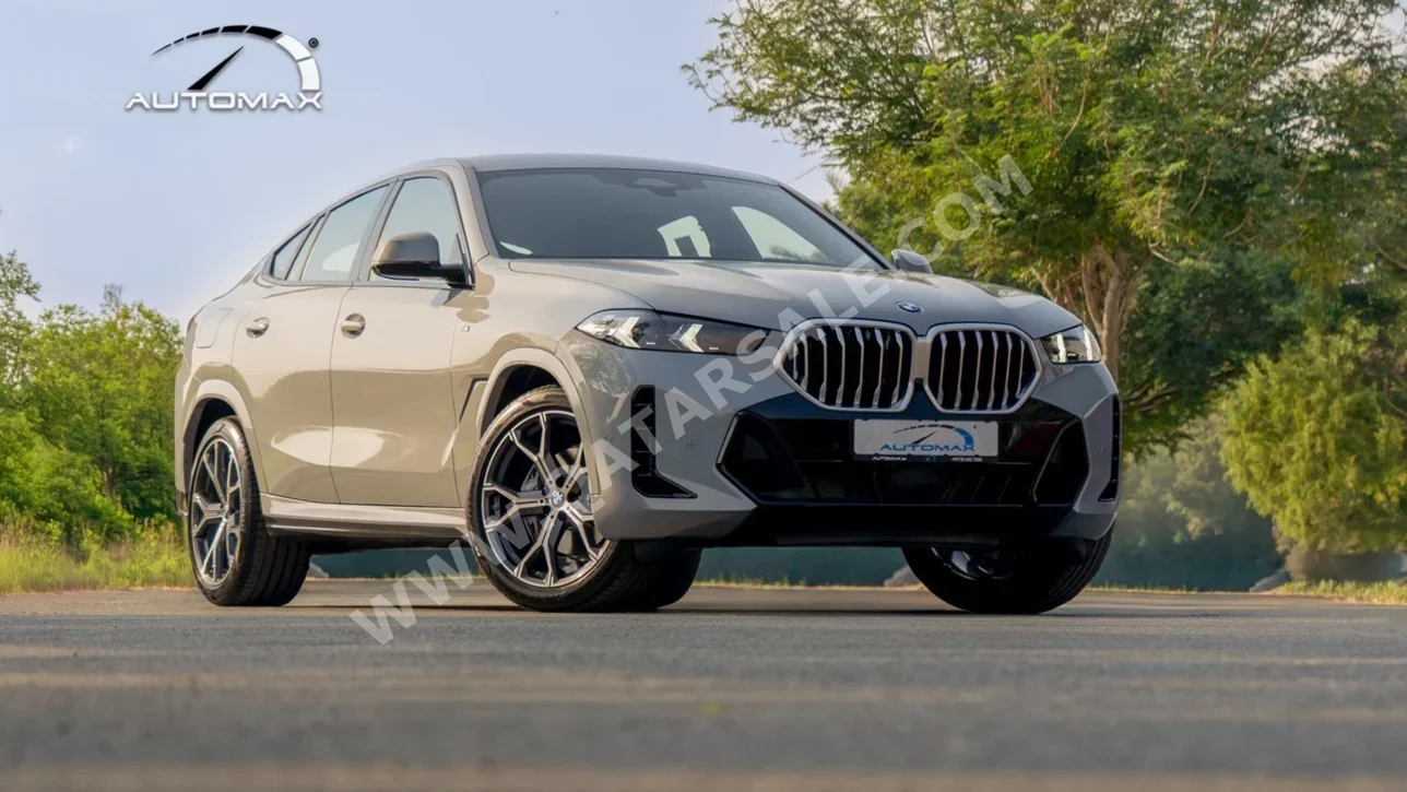 بي ام دبليو  الفئة - اكس  اكس 6  40i ام  2026  اوتوماتيك  0 كم  6 سلندر  دفع كلي مستمر  اس يو في  رمادي  تحت الضمان