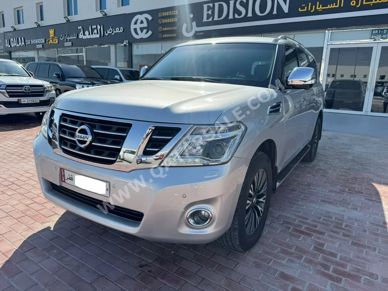 Nissan  Patrol  Platinum  2017  Automatic  140,000 Km  6 Cylinder  Four Wheel Drive (4WD)  SUV  Silver