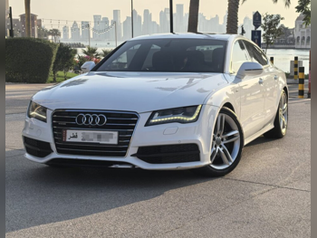 Audi  A7  3.0 S line  2013  Automatic  162,000 Km  6 Cylinder  All Wheel Drive (AWD)  Sedan  White