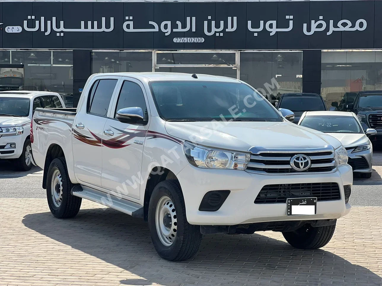 تويوتا  هاي لوكس  2022  اوتوماتيك  48,000 كم  4 سلندر  دفع رباعي  بيكب  أبيض