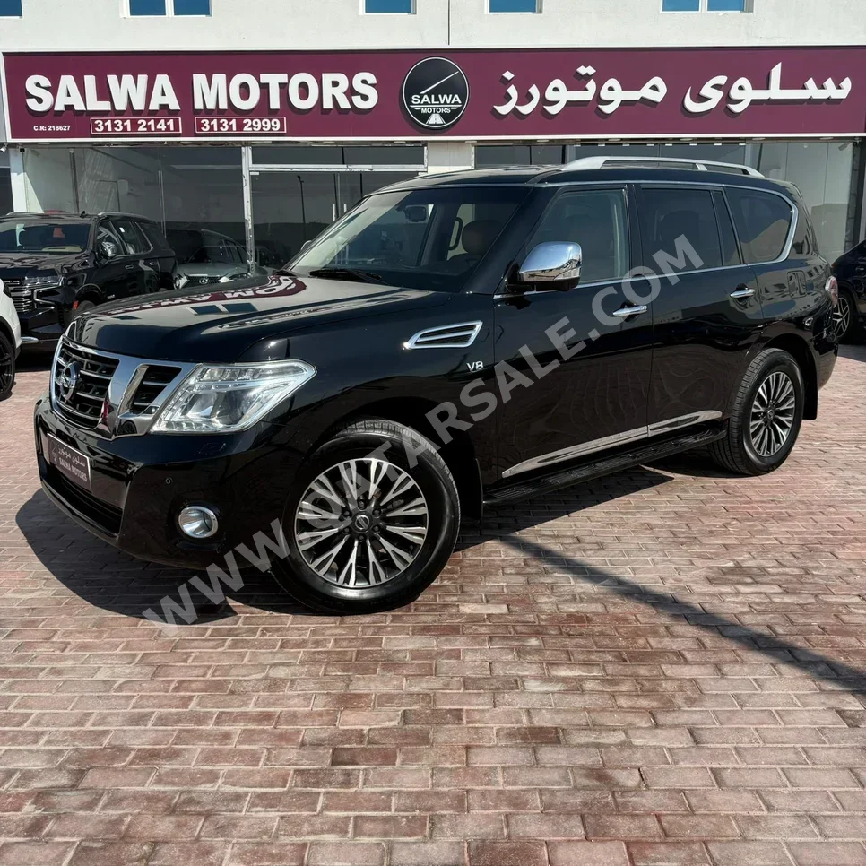 نيسان  باترول  بلاتنيوم  2015  اوتوماتيك  188,000 كم  8 سلندر  دفع رباعي  اس يو في  أسود