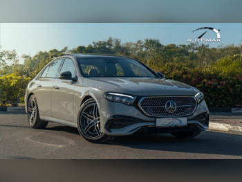 Mercedes-Benz  E-Class  200 AMG  2026  Automatic  0 Km  4 Cylinder  Rear Wheel Drive (RWD)  Sedan  Gray  With Warranty