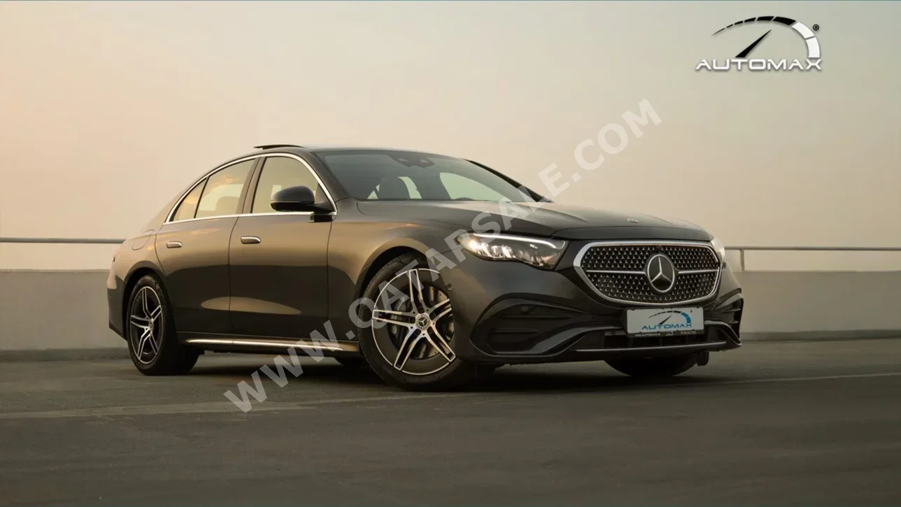 مرسيدس - بنز  اي - كلاس  200 AMG  2026  اوتوماتيك  0 كم  4 سلندر  دفع خلفي  سيدان  رمادي  تحت الضمان