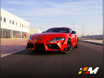 Toyota  Supra  GR  2024  Automatic  39,000 Km  6 Cylinder  Rear Wheel Drive (RWD)  Coupe / Sport  Orange  With Warranty