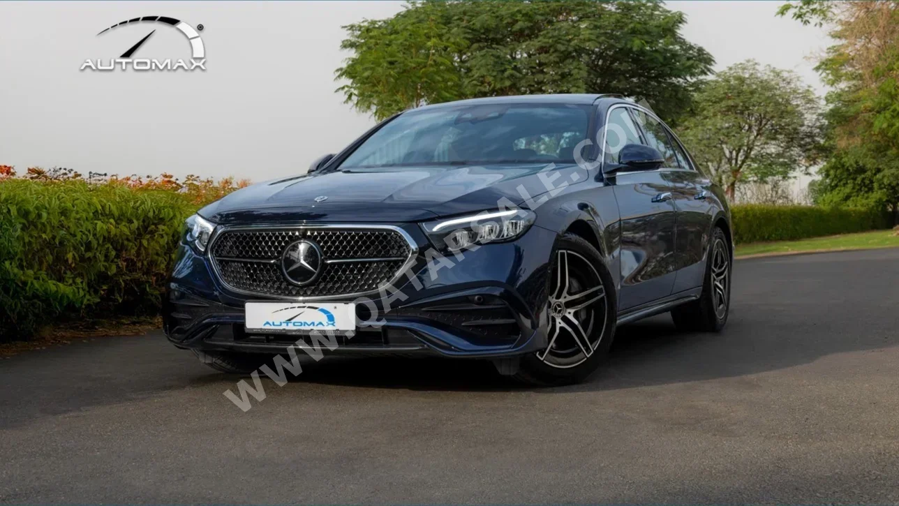 مرسيدس - بنز  اي - كلاس  200 AMG  2026  اوتوماتيك  0 كم  4 سلندر  دفع خلفي  سيدان  نيلي  تحت الضمان
