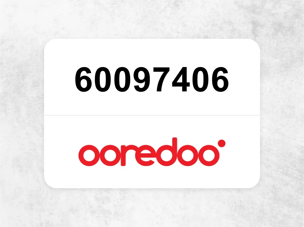 Ooredoo Mobile Phone  60097406
