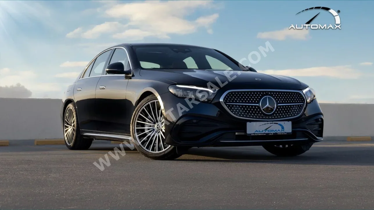 مرسيدس - بنز  اي - كلاس  200 AMG  2026  اوتوماتيك  0 كم  4 سلندر  دفع خلفي  سيدان  أسود  تحت الضمان