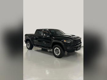 دودج  رام  1500 ار اتش او  2025  اوتوماتيك  3,000 كم  8 سلندر  دفع رباعي  بيكب  أسود  تحت الضمان