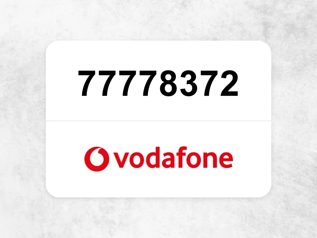 Vodafone Mobile Phone  77778372