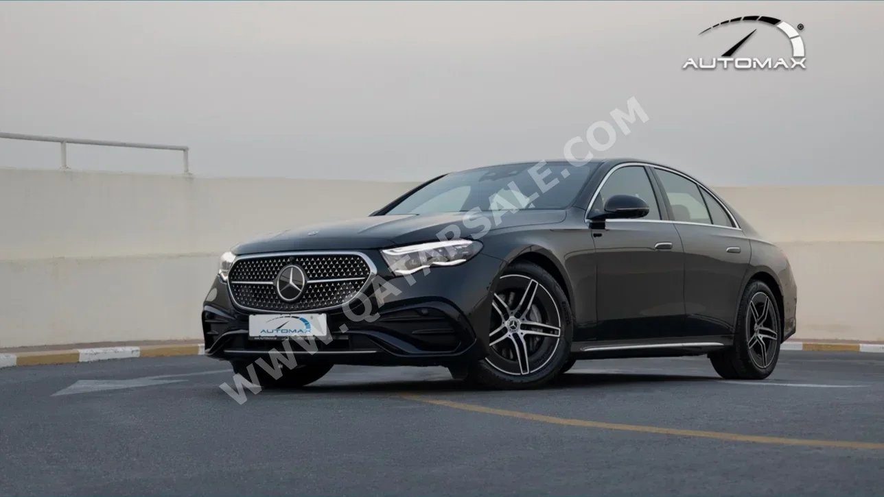 مرسيدس - بنز  اي - كلاس  300 AMG  2025  اوتوماتيك  0 كم  4 سلندر  دفع كلي مستمر  سيدان  أسود  تحت الضمان