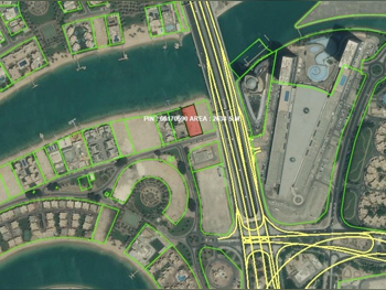 اراضي للبيع  في الدوحة  - الخليج الغربي  -المساحة 2,638 متر مربع