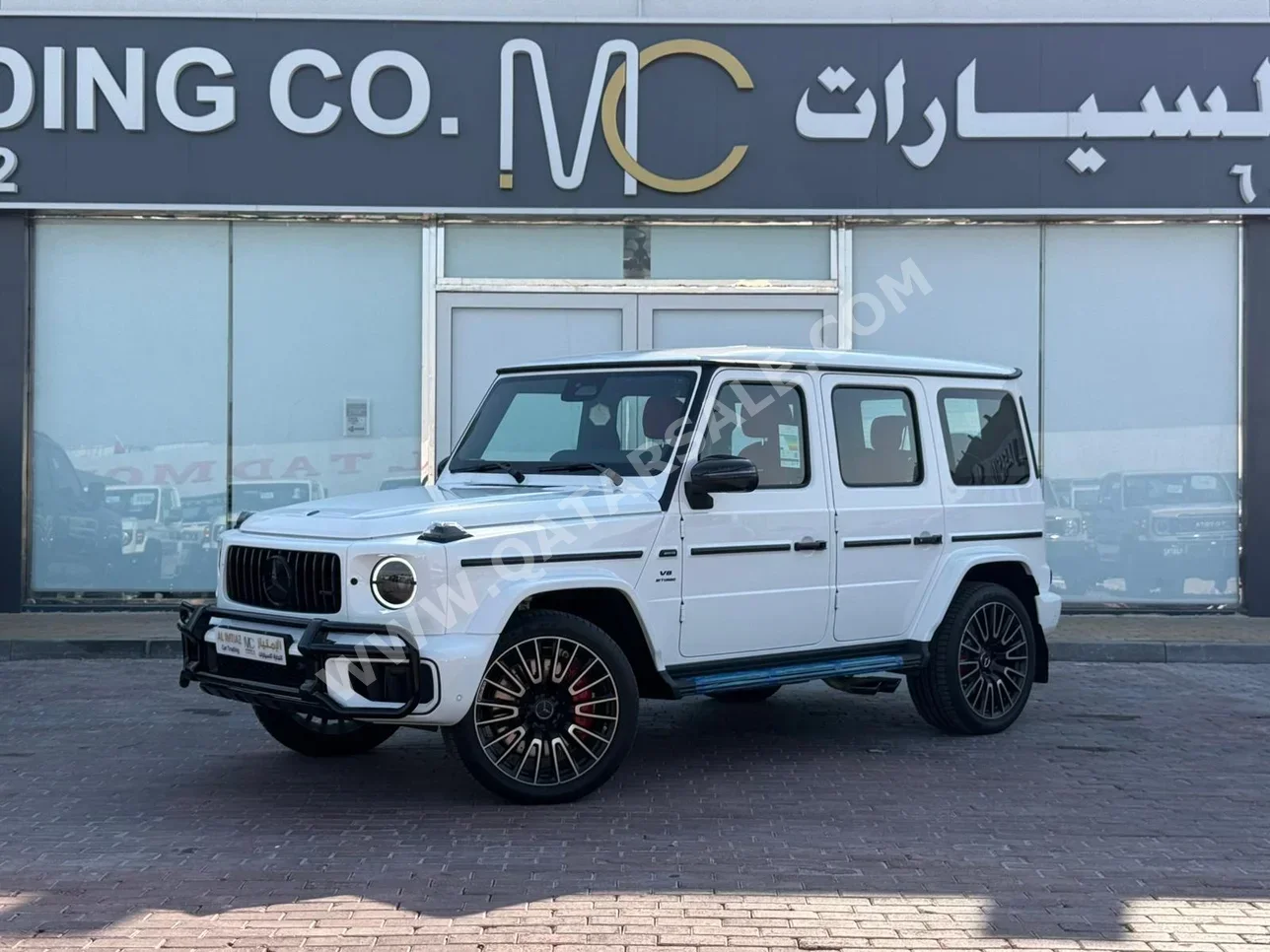 مرسيدس - بنز  جي - كلاس  63 اي ام جي  2026  اوتوماتيك  0 كم  8 سلندر  دفع رباعي  اس يو في  أبيض  تحت الضمان