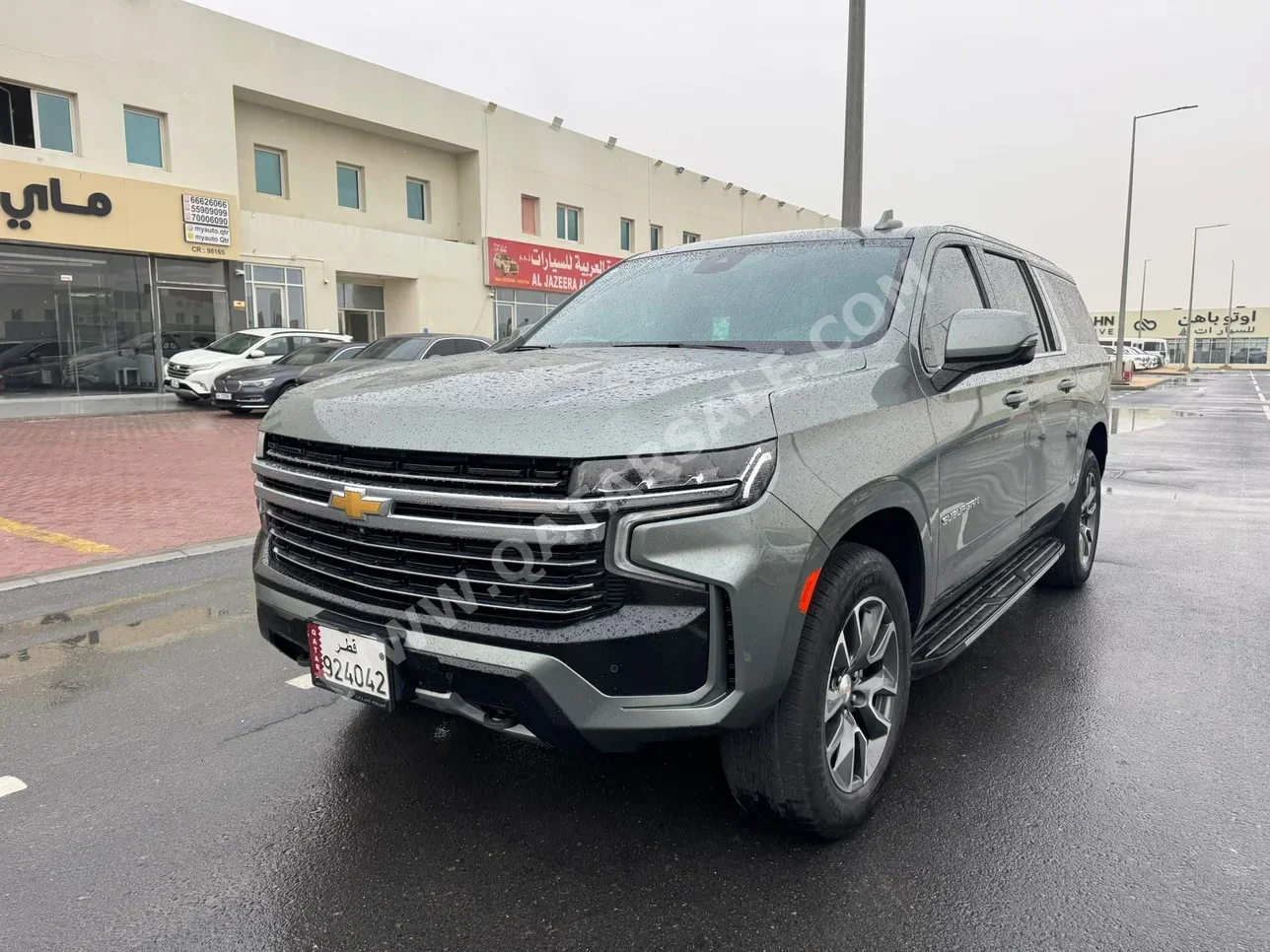 شفروليه  سوبربان  ال تي  2023  اوتوماتيك  42,000 كم  8 سلندر  دفع رباعي  اس يو في  أخضر زيتوني  تحت الضمان