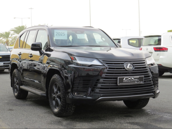 لكزس  ال اكس  600 اوفرتريل  2025  اوتوماتيك  38,000 كم  6 سلندر  دفع رباعي  اس يو في  أسود  تحت الضمان