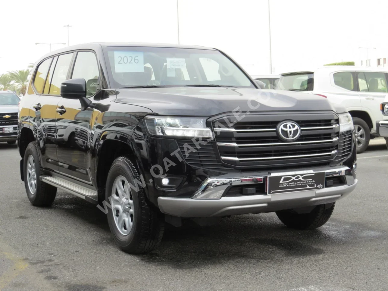 تويوتا  لاند كروزر  جي اكس  2026  اوتوماتيك  0 كم  6 سلندر  دفع رباعي  اس يو في  أسود  تحت الضمان