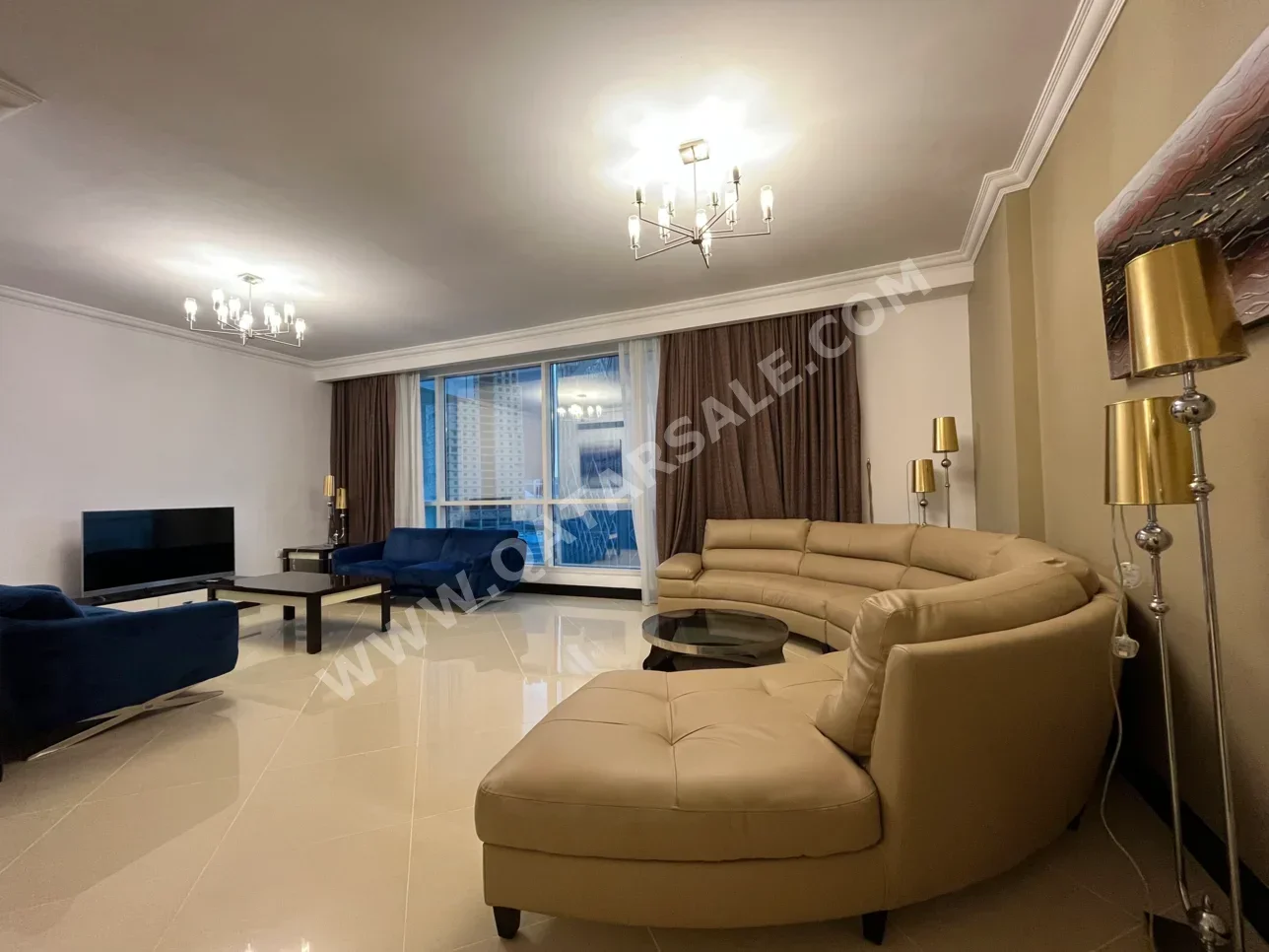 2 Bedrooms  Apartment  For Rent  in Doha -  West Bay  Fully Furnished