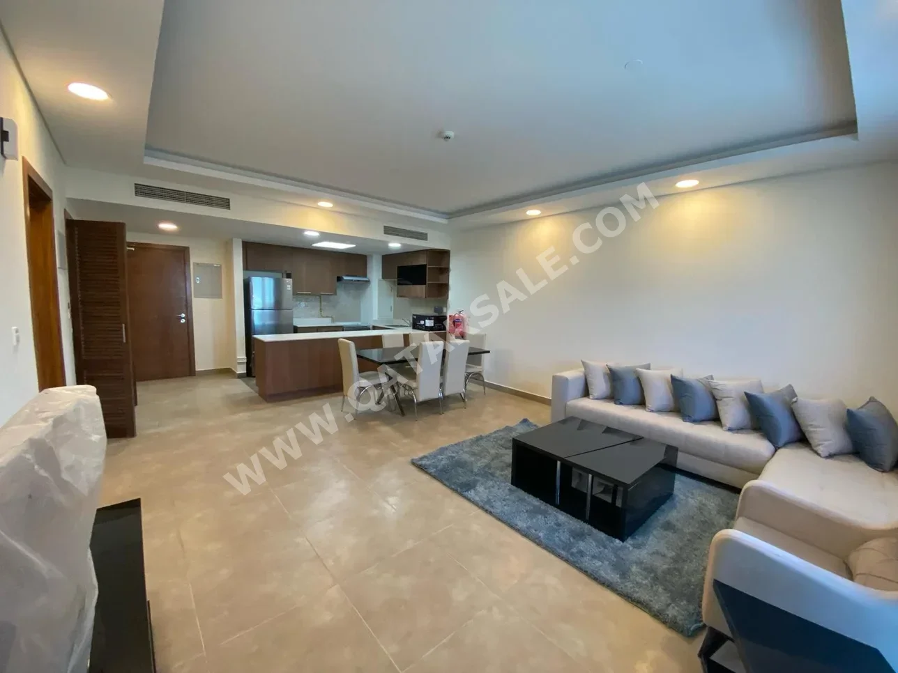 1 غرف نوم  شقة  للبيع  في لوسيل -  الإركية  مفروشة بالكامل