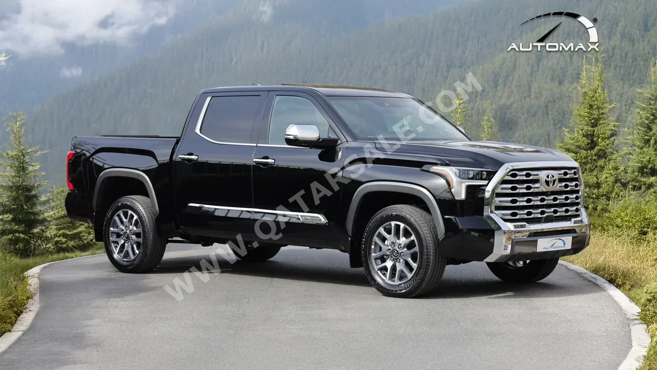 تويوتا تندرا اديشن 1794 2025 اوتوماتيك 0 كم 6 سلندر دفع رباعي بيكب أسود تحت الضمان