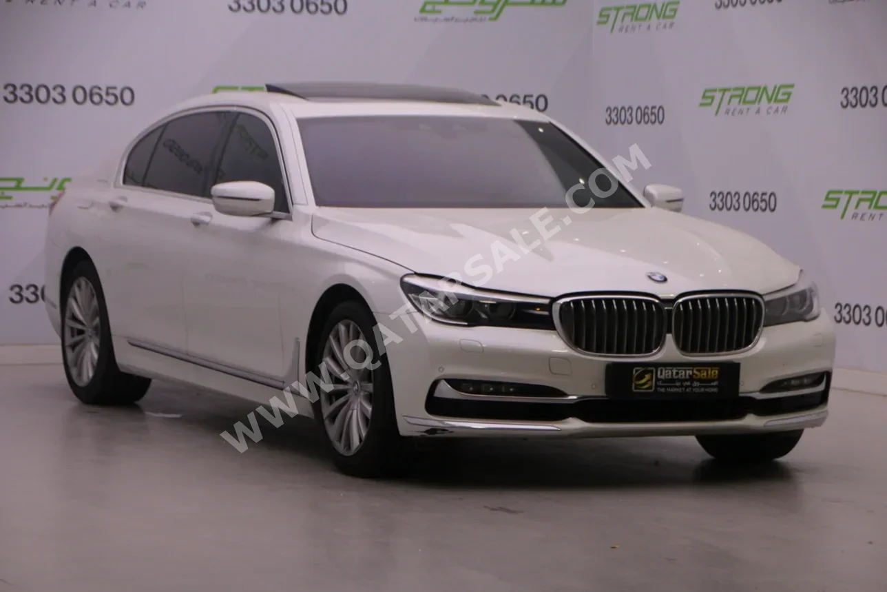 بي ام دبليو  الفئة - السابعة  730 Li  2017  اوتوماتيك  169,000 كم  6 سلندر  دفع خلفي  سيدان  أبيض