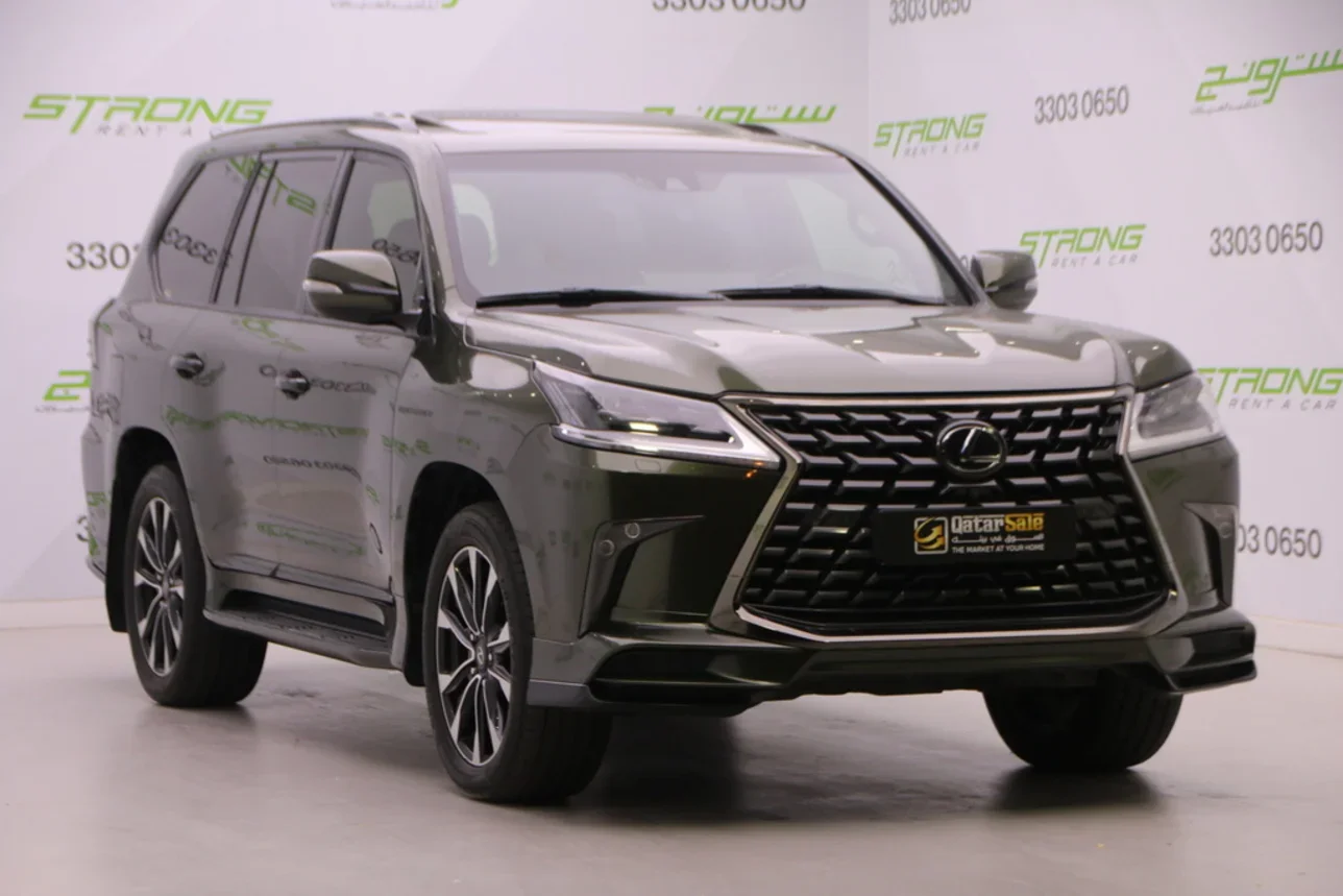 لكزس  ال اكس  570 اس بلاك ايديشن  2021  اوتوماتيك  184,000 كم  8 سلندر  دفع رباعي  اس يو في  أخضر